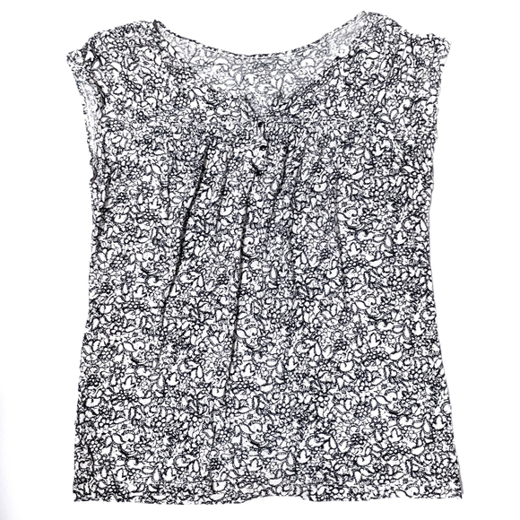 LOFT Tops - LOFT Floral All-Over Print Sleeveless Top sz L